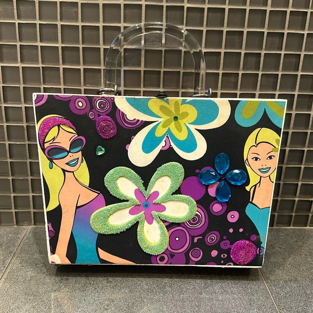 Funky Retro Cigar Box Bag - Y2K Meets 70s Disco Vibes! 💃🏼🕺🏻🪩✨